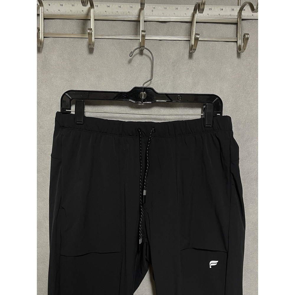 Fabletics Pants Men 30X28 Black Sweat Track Jogger The One Tech Active Softshell